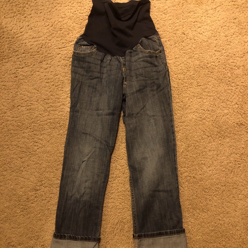 Motherhood Indigo Blue capris